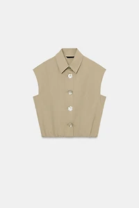 TOP COL CHEMISE