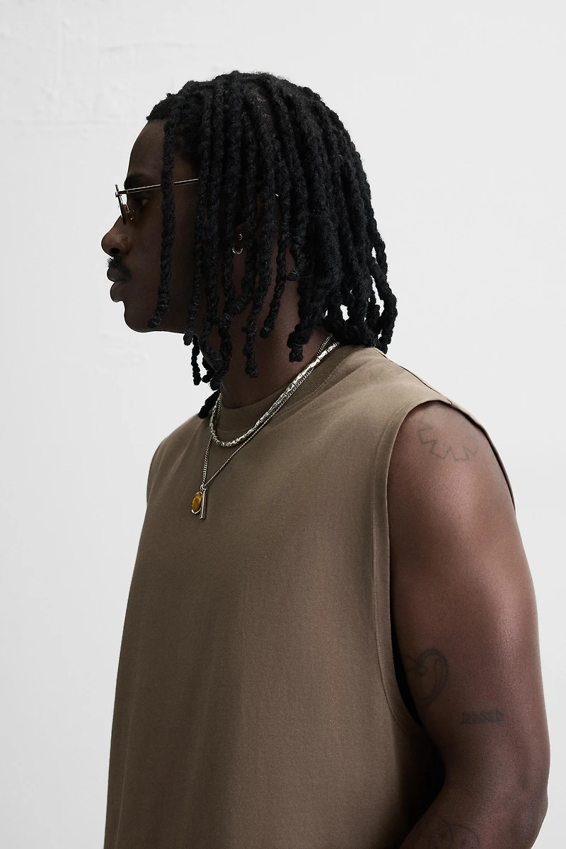RELAXED FIT TANK T-SHIRT