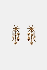 STARFISH CHARM EARRINGS