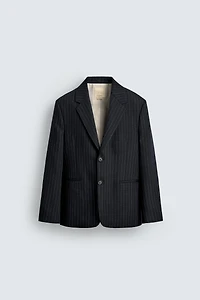 LIMITED EDITION 100% WOOL PINSTRIPE BLAZER