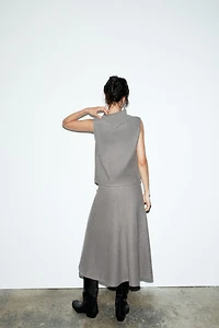 TOP DOUX COL OUVERT