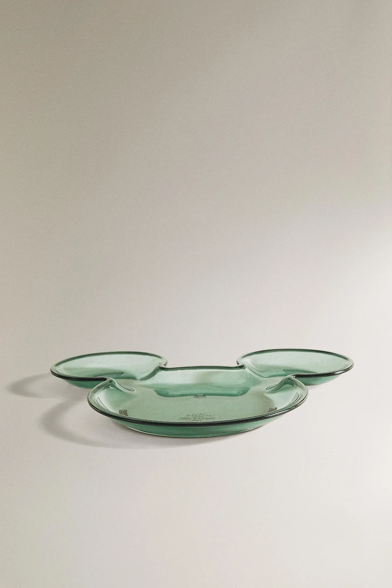 KIDS MICKEY & MINNIE SHAPED PLATE ©DISNEY