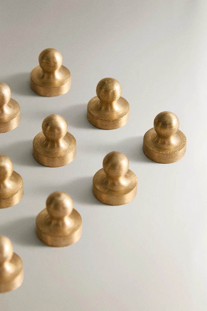 BRASS MAGNETS (SET OF 12)