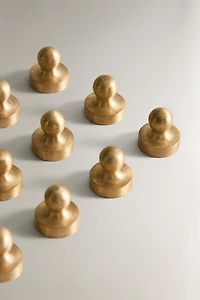 BRASS MAGNETS (SET OF 12)