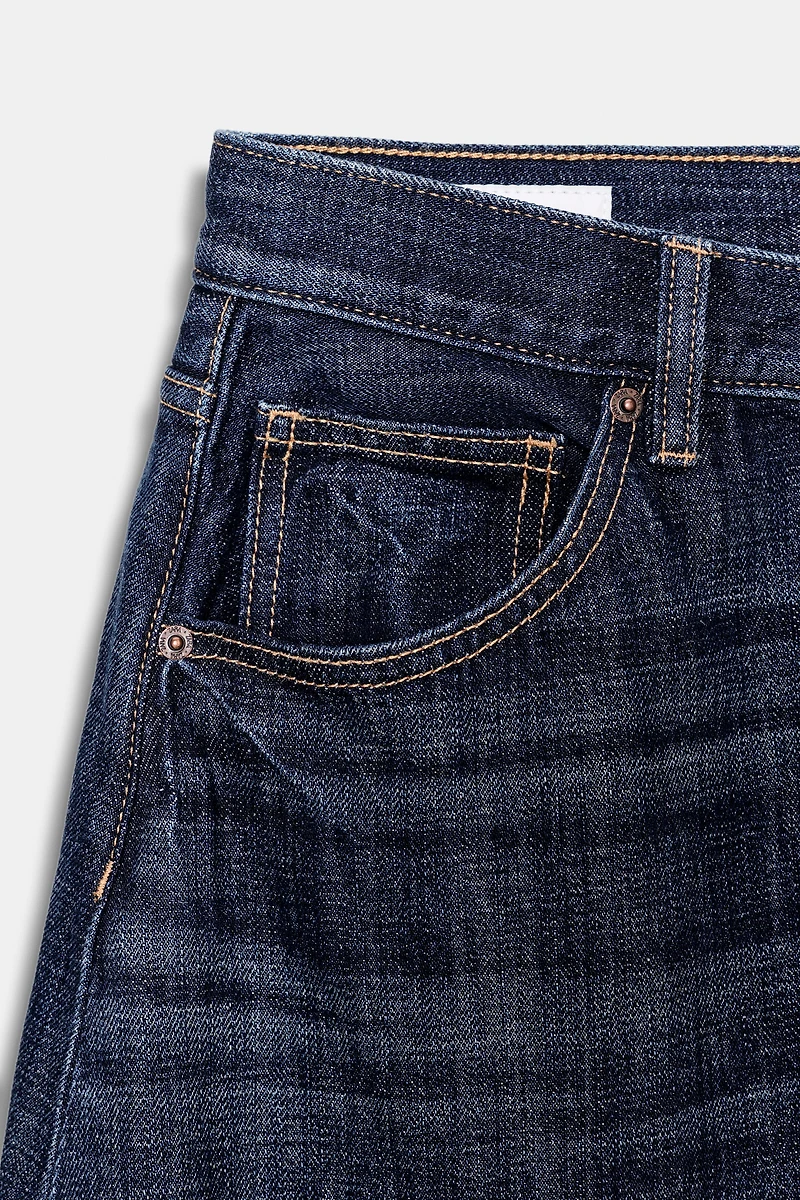 JEAN TRF BARREL PLIÉ TAILLE MOYENNE