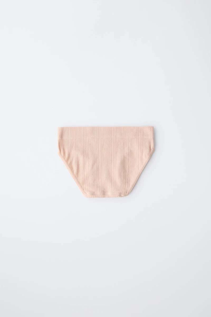 8-14 ANS/ LOT DE TROIS CULOTTES SANS COUTURES