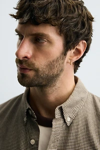 REGULAR FIT PLAID SHIRT