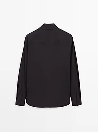 100% cotton overshirt