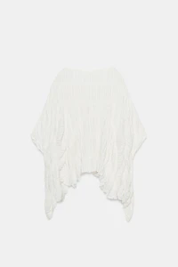 TOP CAPE TEXTURÉ