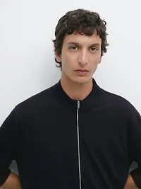 Cardigan 100 % laine mérinos à fermeture Éclair