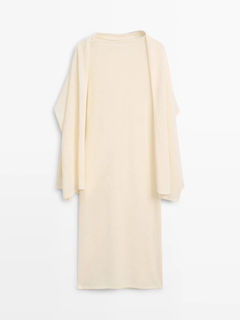 Total look flowing tunic dress