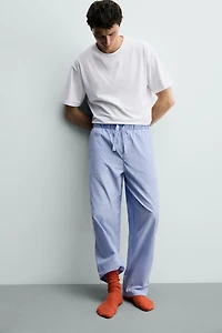STRIPED PANTS PAJAMA SET