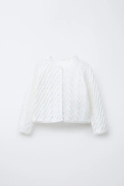 GILET EN MAILLE TEXTURÉE