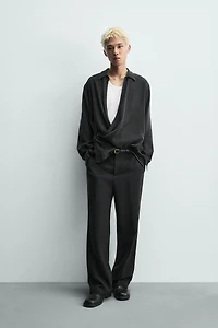 CHEMISE FLUIDE CACHE-CŒUR