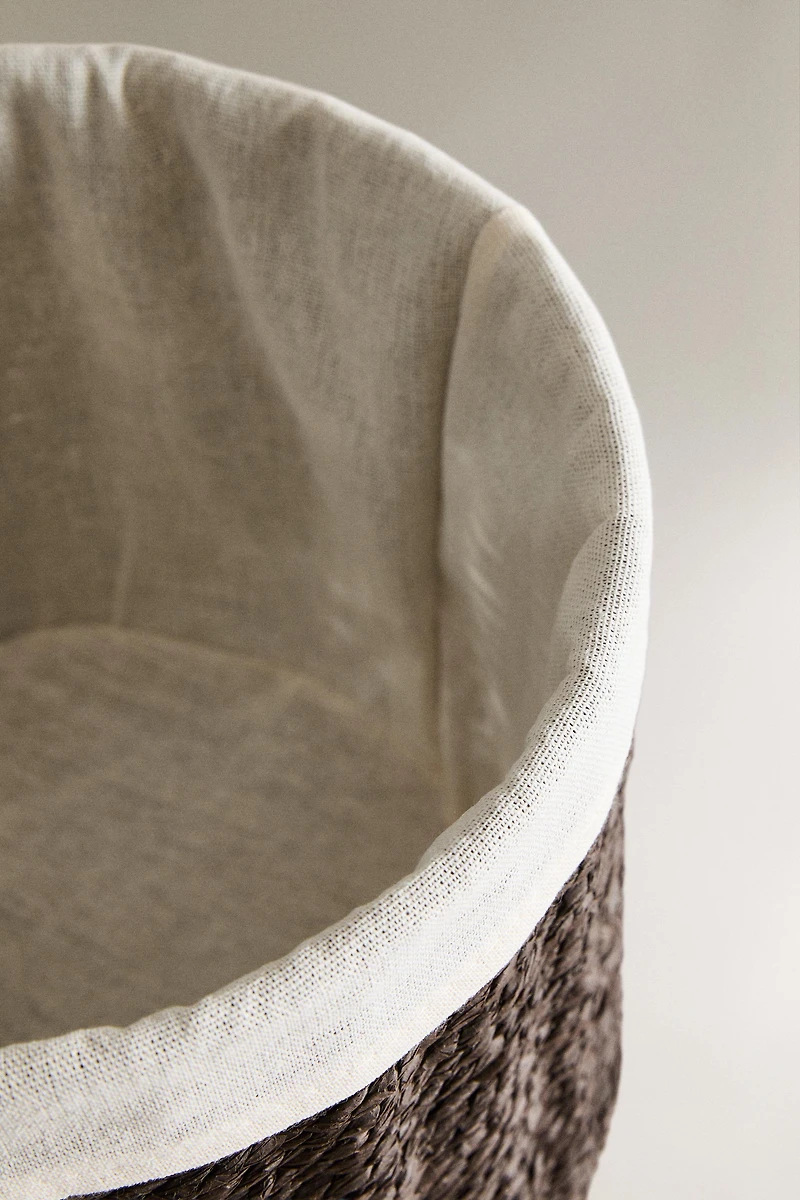 CORBEILLE RONDE DOUBLURE COTON