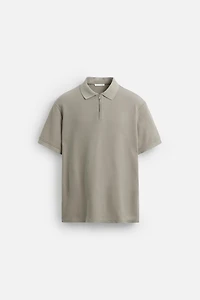 QUARTER ZIP POLO