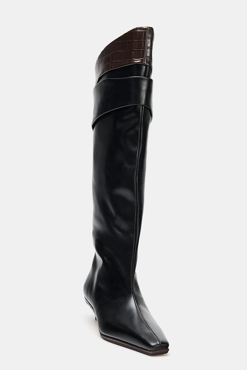 BOTTES HAUTES EN CUIR LIMITED EDITION