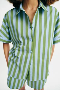 OVERSIZED STRIPED SHIRT