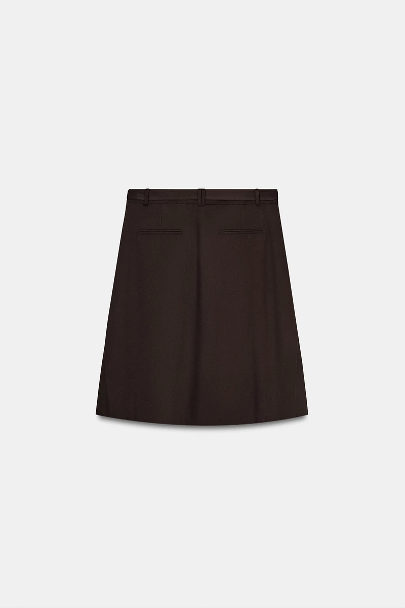 ZW COLLECTION PLEATED MIDI SKIRT