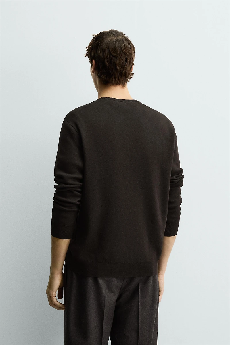 REGULAR FIT COTTON JUMPER