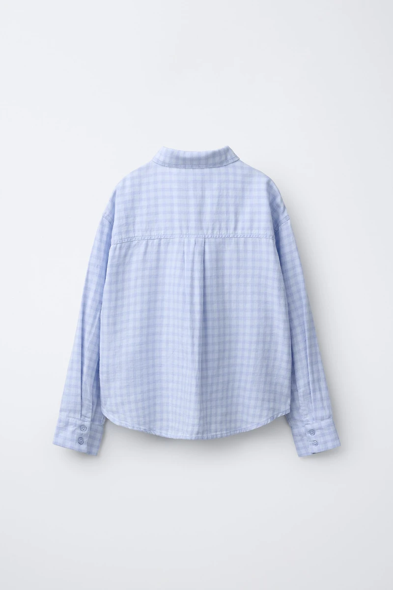 OVERSIZED PLAID SHIRT