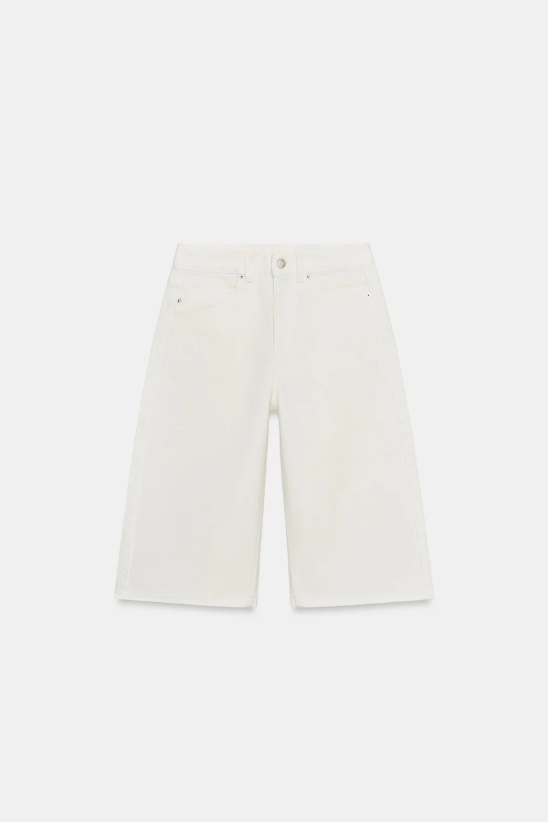 BERMUDA EN JEAN TAILLE MOYENNE ZW COLLECTION