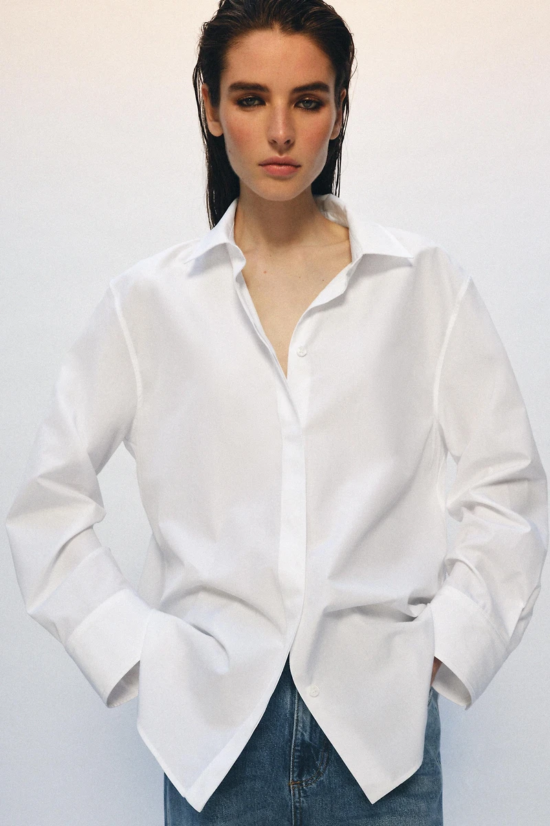 ZW COLLECTION POPLIN SHIRT