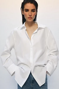 ZW COLLECTION POPLIN SHIRT