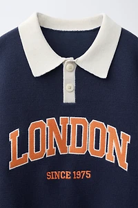 PULL POLO EN MAILLE VARSITY