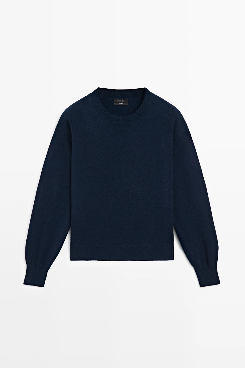 Pull manches longues 100 % cachemire