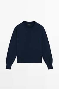 Pull manches longues 100 % cachemire