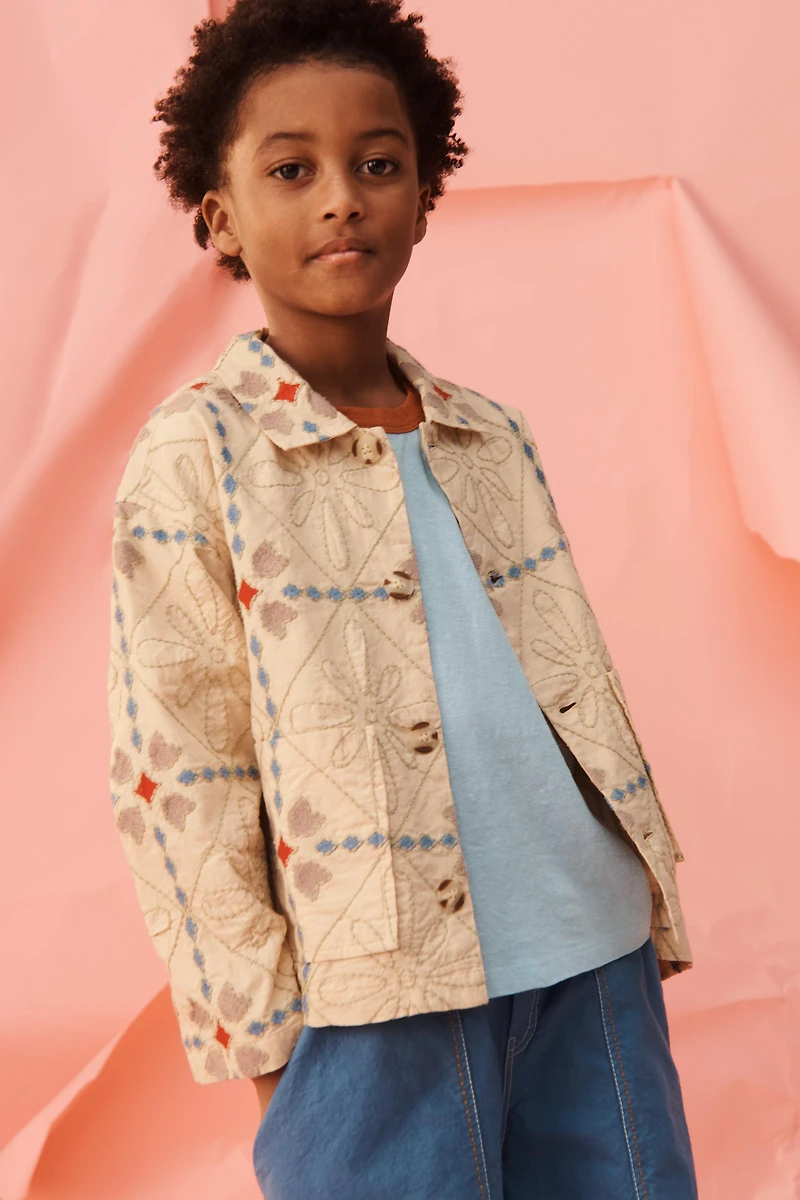 BLOUSON MATELASSÉ BRODERIES ÉDITION LIMITÉE