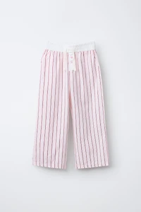 STRIPED PRINT PANTS