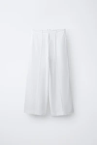 PANTALON DROIT AVEC LIN