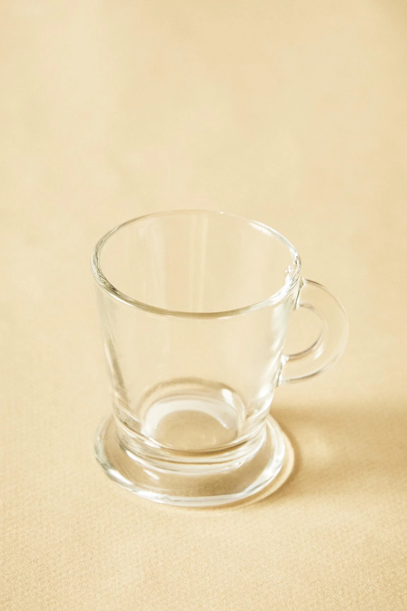 TRANSPARENT GLASS ESPRESSO CUP