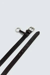 LEATHER APPLIQUÉ BELT
