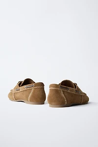 LEATHER DECK SHOES