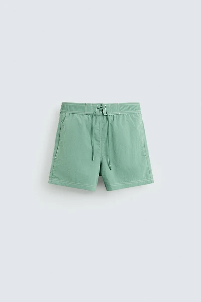 CONTRAST WASH MEDIUM SWIMSUIT