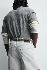 SHORT EN DENIM REGULAR FIT