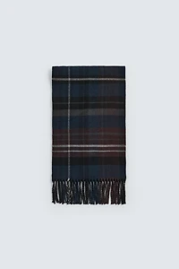ÉCHARPE À CARREAUX DOUBLE FACE