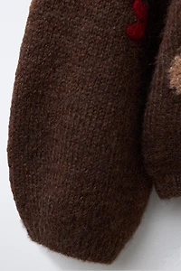 BEARS AND HEARTS CARDIGAN