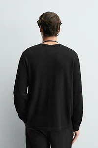 WAFFLE WEAVE T-SHIRT
