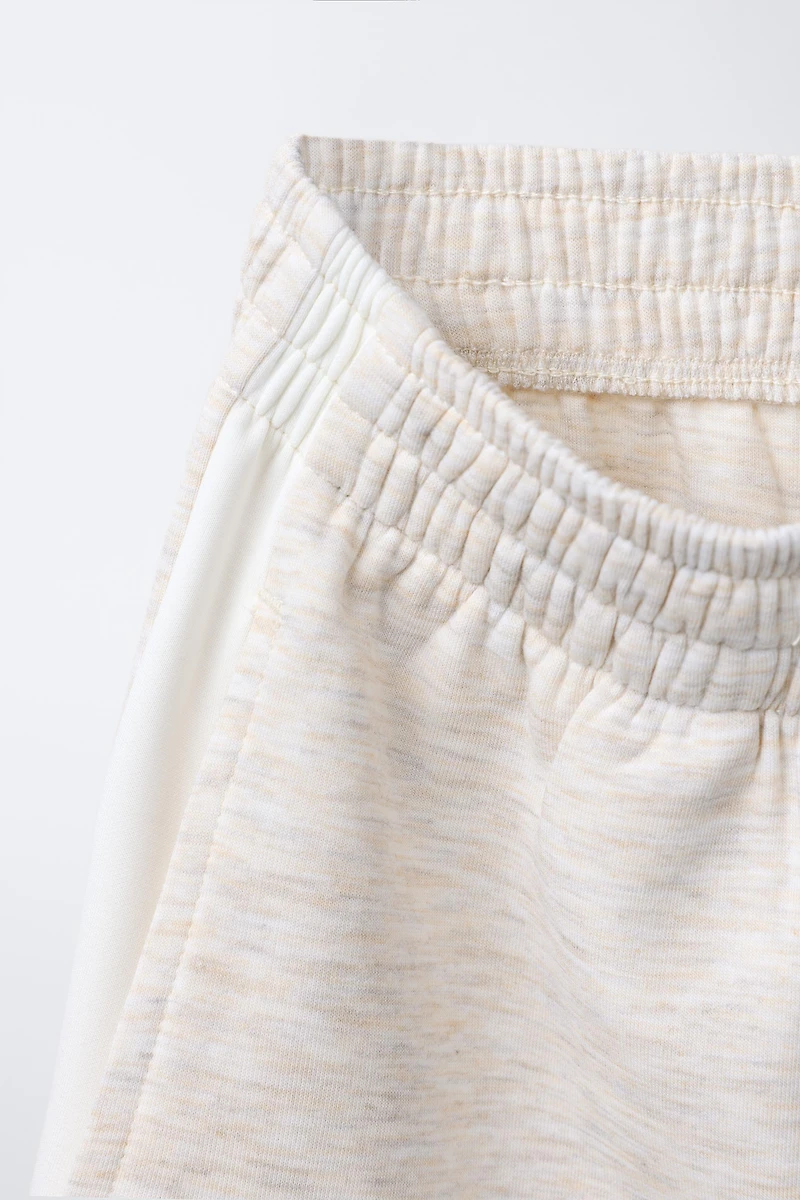 WIDE LEG PANTS WITH SIDE STRIPES