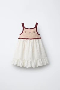 COMBINATION KNIT DRESS