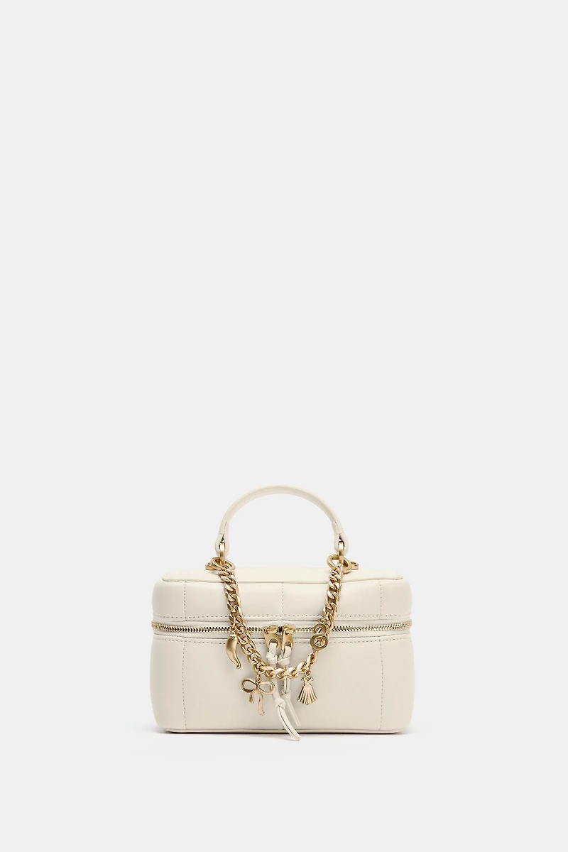 VANITY BAG WITH CHARMS