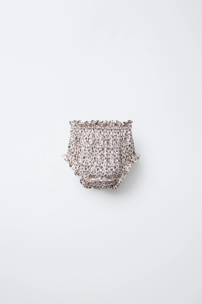 TEXTURED FLORAL BOTTOMS