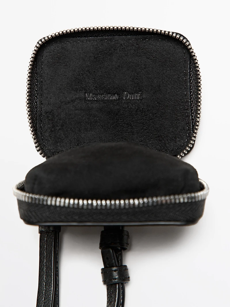 Nappa leather AirPods case
