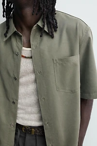 RELAXED FIT FLOWY SHIRT