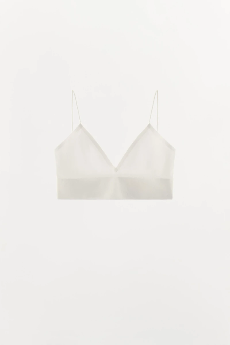 SEAMLESS TRIANGLE BRALETTE