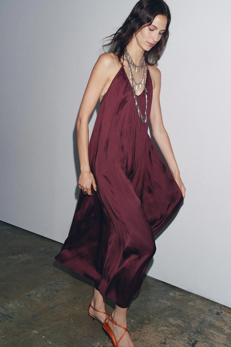 ZW COLLECTION SATIN LONG DRESS